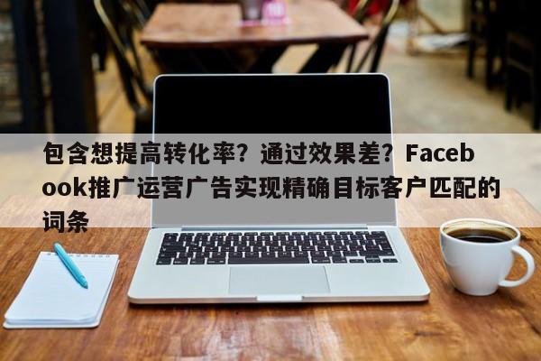 包含想提高转化率？通过效果差？Facebook推广运营广告实现精确目标客户匹配的词条