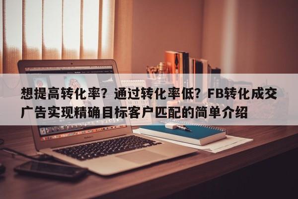 想提高转化率？通过转化率低？FB转化成交广告实现精确目标客户匹配的简单介绍