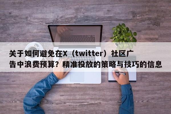 关于如何避免在X（twitter）社区广告中浪费预算？精准投放的策略与技巧的信息