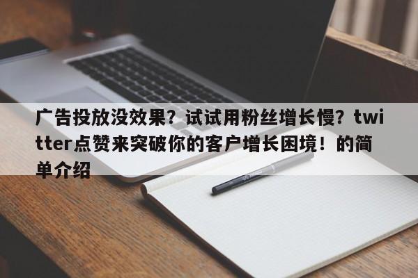 广告投放没效果？试试用粉丝增长慢？twitter点赞来突破你的客户增长困境！的简单介绍