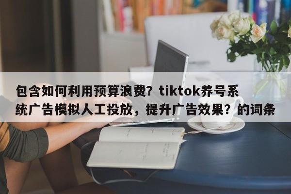 包含如何利用预算浪费？tiktok养号系统广告模拟人工投放，提升广告效果？的词条