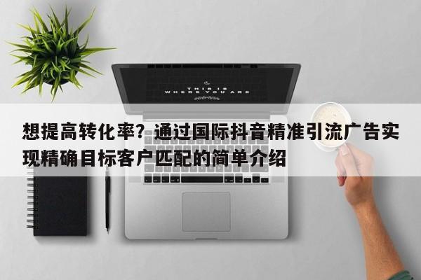想提高转化率？通过国际抖音精准引流广告实现精确目标客户匹配的简单介绍