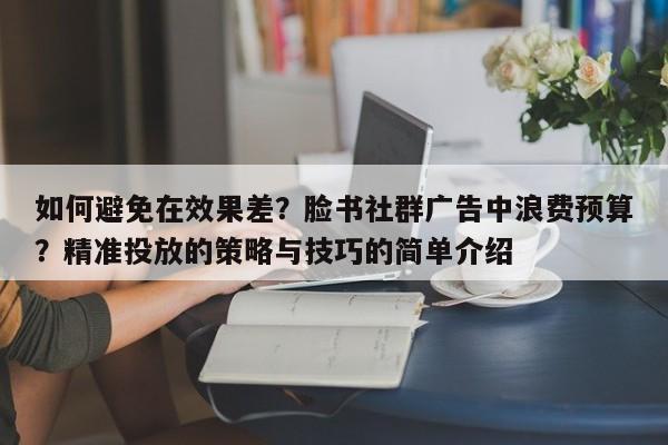 如何避免在效果差？脸书社群广告中浪费预算？精准投放的策略与技巧的简单介绍