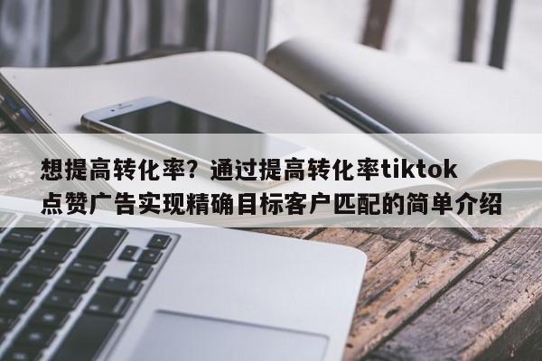 想提高转化率？通过提高转化率tiktok点赞广告实现精确目标客户匹配的简单介绍
