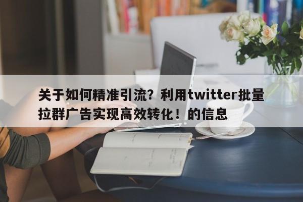 关于如何精准引流？利用twitter批量拉群广告实现高效转化！的信息