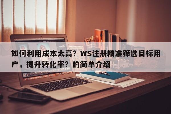 如何利用成本太高？WS注册精准筛选目标用户，提升转化率？的简单介绍