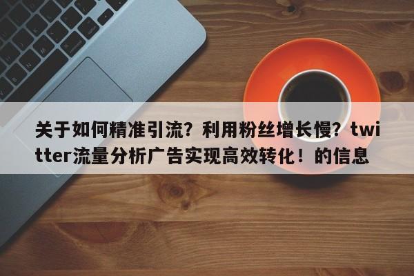 关于如何精准引流？利用粉丝增长慢？twitter流量分析广告实现高效转化！的信息