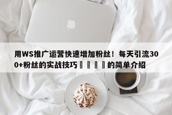 用WS推广运营快速增加粉丝!每天引流300+粉丝的实战技巧📈的简单介绍