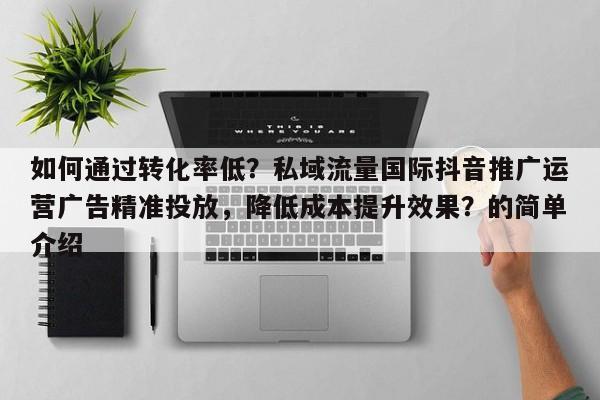 如何通过转化率低？私域流量国际抖音推广运营广告精准投放，降低成本提升效果？的简单介绍