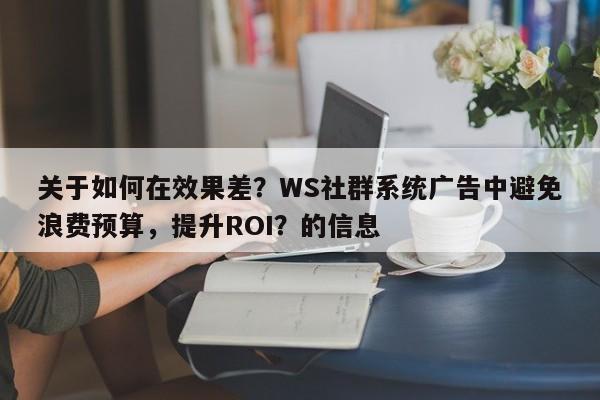 关于如何在效果差？WS社群系统广告中避免浪费预算，提升ROI？的信息