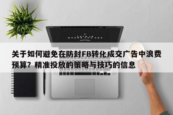 关于如何避免在防封FB转化成交广告中浪费预算？精准投放的策略与技巧的信息