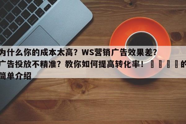 为什么你的成本太高？WS营销广告效果差？广告投放不精准？教你如何提高转化率！📌的简单介绍