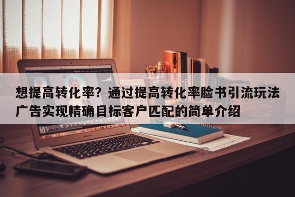 想提高转化率？通过提高转化率脸书引流玩法广告实现精确目标客户匹配的简单介绍
