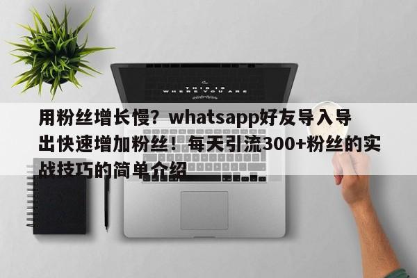用粉丝增长慢？whatsapp好友导入导出快速增加粉丝！每天引流300+粉丝的实战技巧的简单介绍