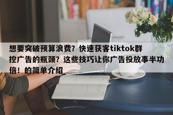 想要突破预算浪费？快速获客tiktok群控广告的瓶颈？这些技巧让你广告投放事半功倍！的简单介绍