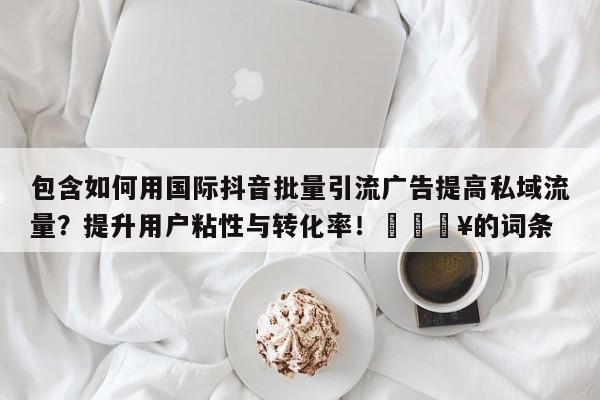 包含如何用国际抖音批量引流广告提高私域流量？提升用户粘性与转化率！🔥的词条
