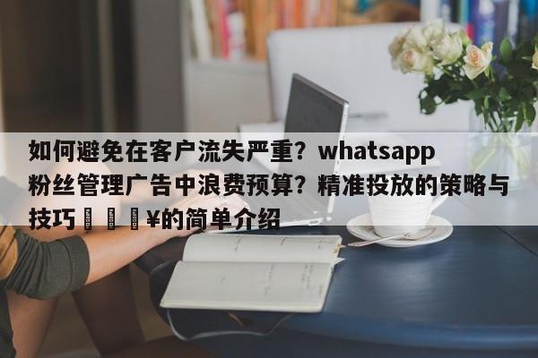 如何避免在客户流失严重？whatsapp粉丝管理广告中浪费预算？精准投放的策略与技巧🔥的简单介绍