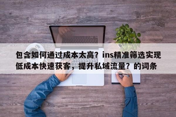 包含如何通过成本太高？ins精准筛选实现低成本快速获客，提升私域流量？的词条