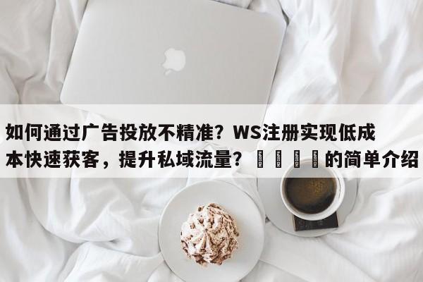 如何通过广告投放不精准？WS注册实现低成本快速获客，提升私域流量？📌的简单介绍